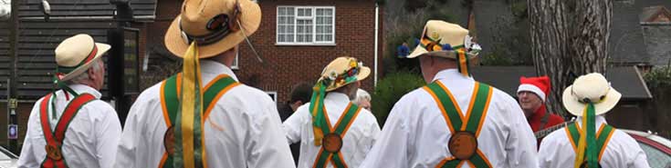 Picture from Boxing Day with Packington Morrismen.